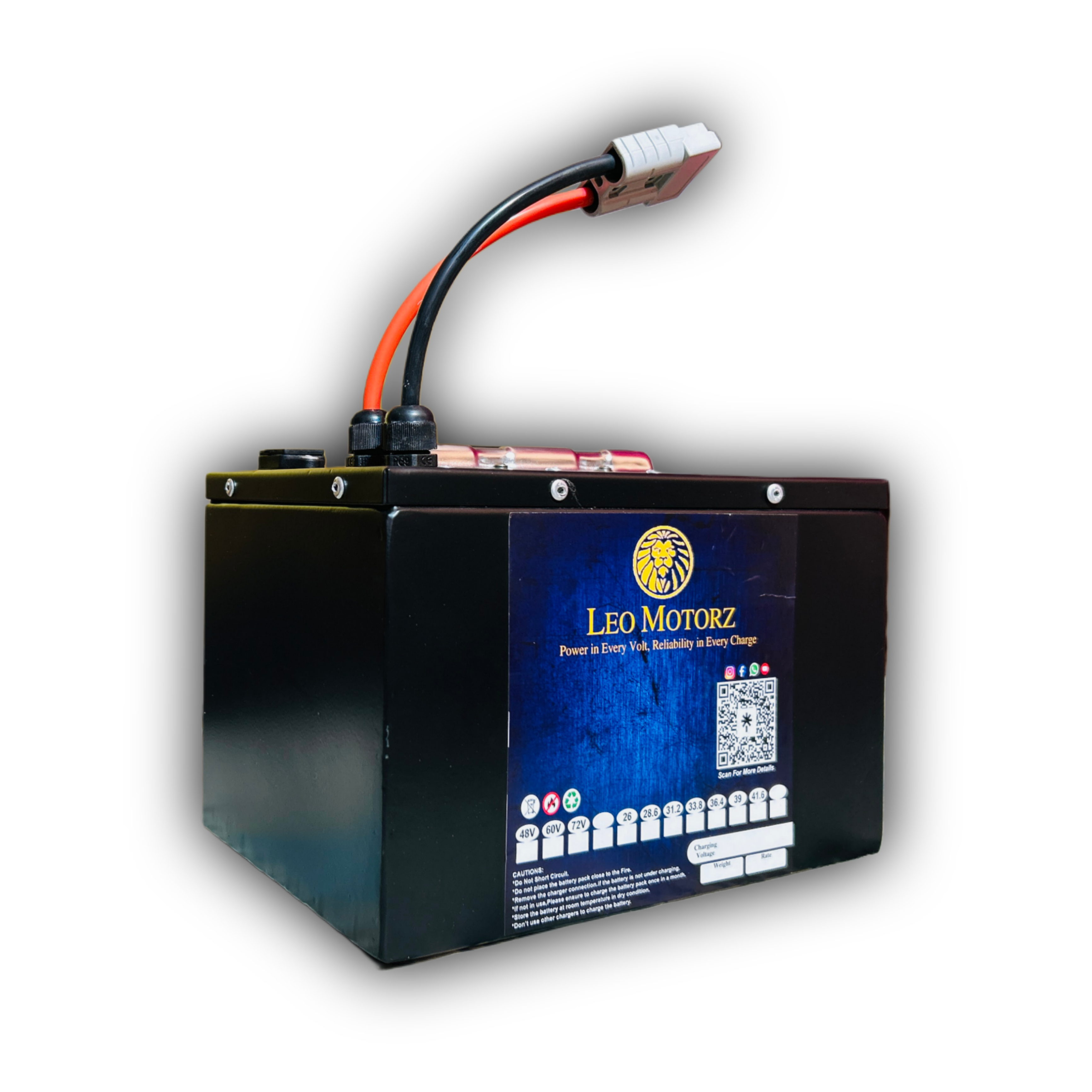 60v 31.2ah Smart Lithium ion Battery with bluetooth connectivity
