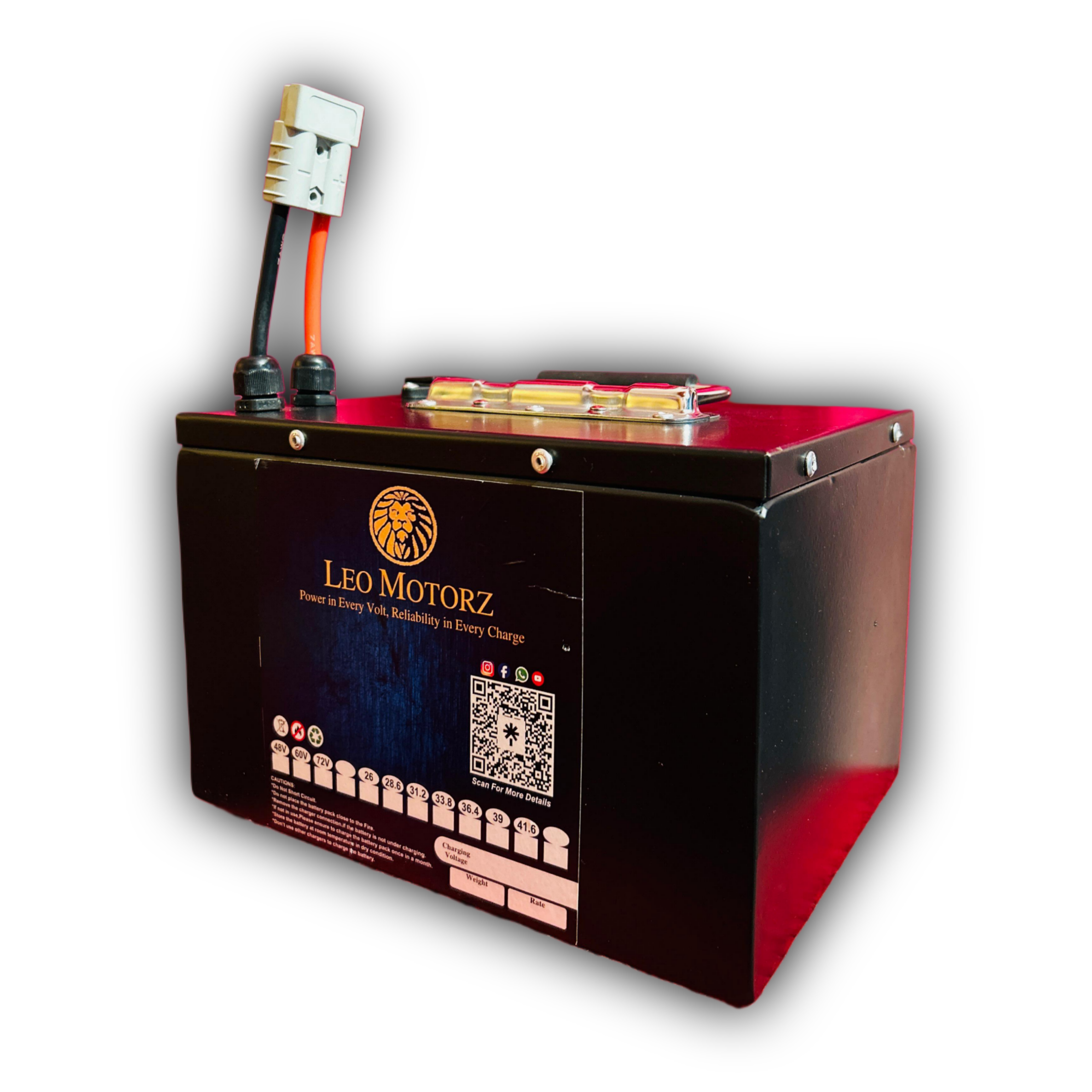 60v 31.2ah Smart Lithium ion Battery with bluetooth connectivity